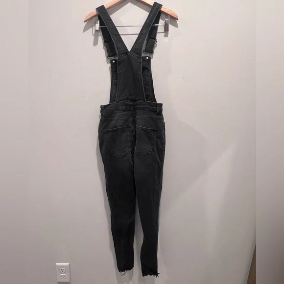 Free People Sz 24R Black Overalls - Picture 3 of 4